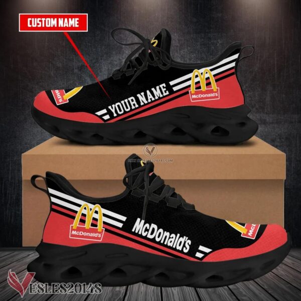 Personalized Mcdonald's Logo Custom Shoes Style 1, Best Running Shoes For Fans - Vesles2014S