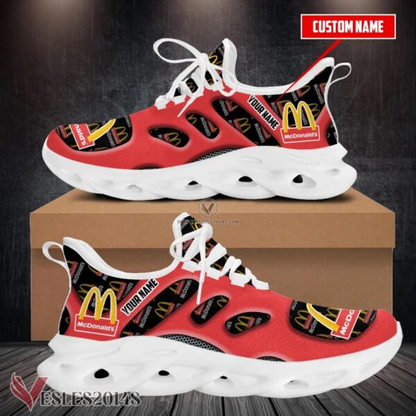Personalized Mcdonald's Logo Custom Shoes Style 2, Best Running Shoes For Fans - Vesles2014S 1