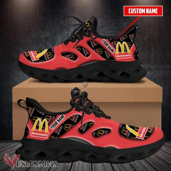 Personalized Mcdonald's Logo Custom Shoes Style 2, Best Running Shoes For Fans - Vesles2014S