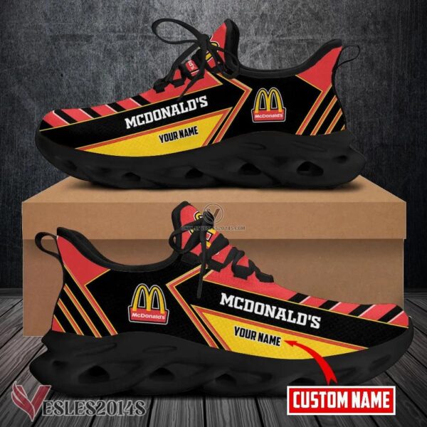 Personalized Mcdonald's Logo Custom Shoes Style 3, Best Running Shoes For Fans - Vesles2014S 1