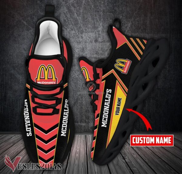 Personalized Mcdonald's Logo Custom Shoes Style 3, Best Running Shoes For Fans - Vesles2014S