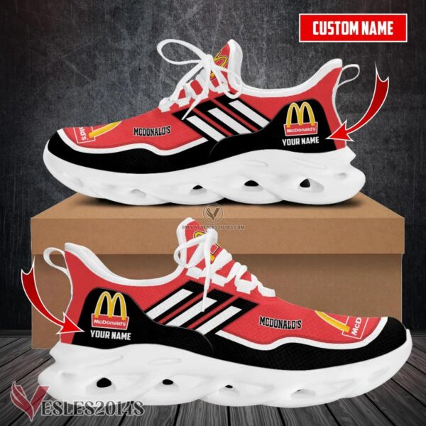 Personalized Mcdonald's Logo Custom Shoes Style 4, Best Running Shoes For Fans - Vesles2014S 1