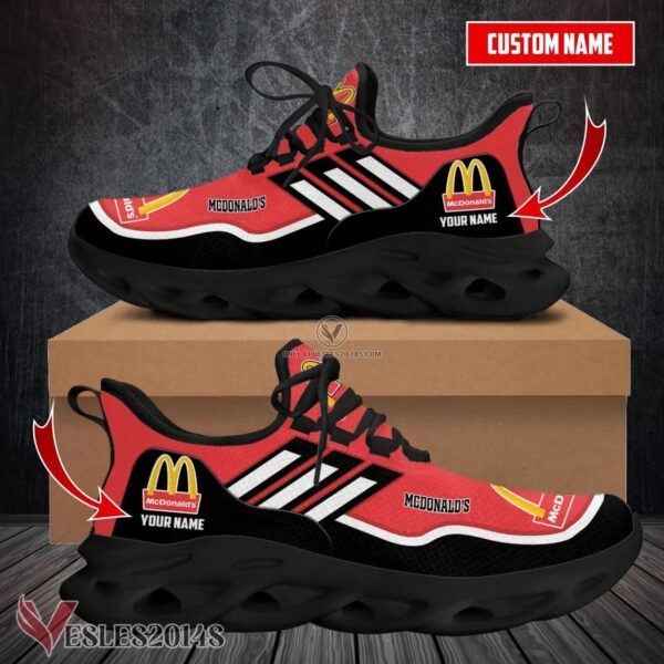 Personalized Mcdonald's Logo Custom Shoes Style 4, Best Running Shoes For Fans - Vesles2014S