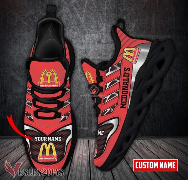 Personalized Mcdonald's Logo Custom Shoes Style 5, Best Running Shoes For Fans - Vesles2014S