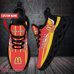 Personalized Mcdonald's Logo Custom Shoes Style 6, Best Running Shoes For Fans - Vesles2014S
