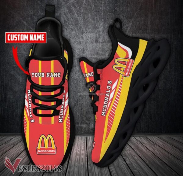 Personalized Mcdonald's Logo Custom Shoes Style 6, Best Running Shoes For Fans - Vesles2014S
