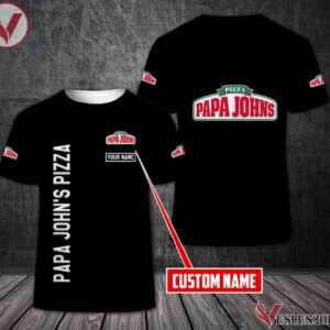 Personalized Papa John's Pizza Uniform Custom Clothes Style 1, Unique Gifts For Employee - Vesles2014s 2