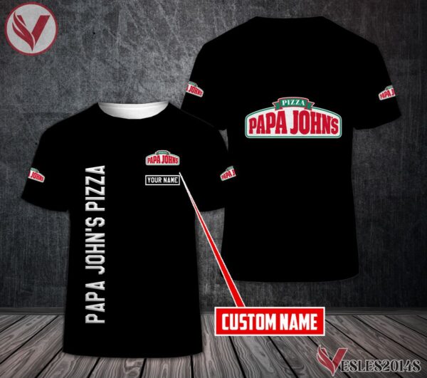 Personalized Papa John's Pizza Uniform Custom Clothes Style 1, Unique Gifts For Employee - Vesles2014s 2