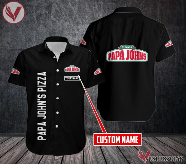 Personalized Papa John's Pizza Uniform Custom Clothes Style 1, Unique Gifts For Employee - Vesles2014s
