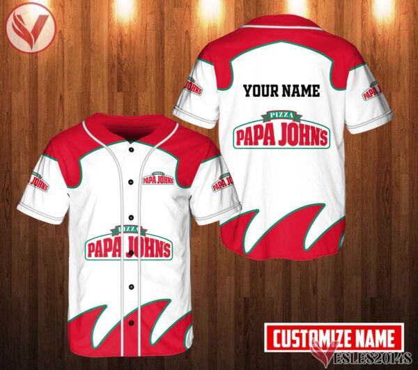 Personalized Papa John's Pizza Uniform Custom Clothes Style 2, Unique Gifts For Employee - Vesles2014s 1