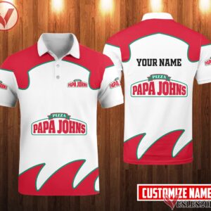 Personalized Papa John's Pizza Uniform Custom Clothes Style 2, Unique Gifts For Employee - Vesles2014s 2