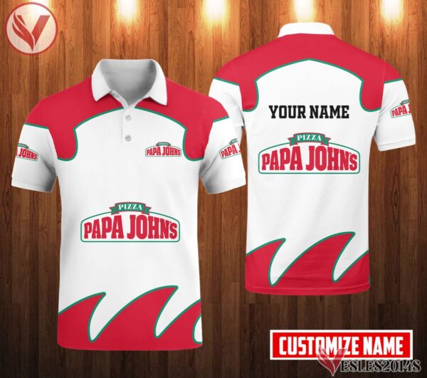 Personalized Papa John's Pizza Uniform Custom Clothes Style 2, Unique Gifts For Employee - Vesles2014s 2