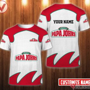 Personalized Papa John's Pizza Uniform Custom Clothes Style 2, Unique Gifts For Employee - Vesles2014s 3