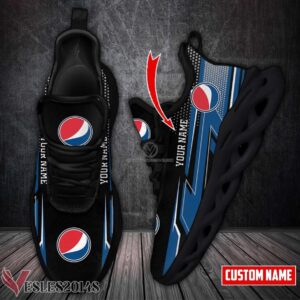 Personalized Pepsi Logo Custom Shoes Style 4, Best Running Shoes For Fans - Vesles2014S