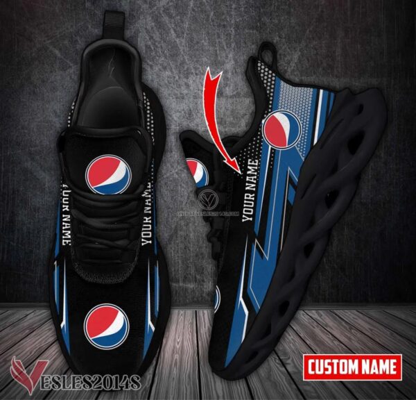 Personalized Pepsi Logo Custom Shoes Style 4, Best Running Shoes For Fans - Vesles2014S