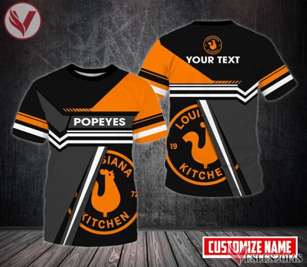 Personalized Popeyes Uniform Custom Clothes Style 1, Unique Gifts For Employee - Vesles2014s 1