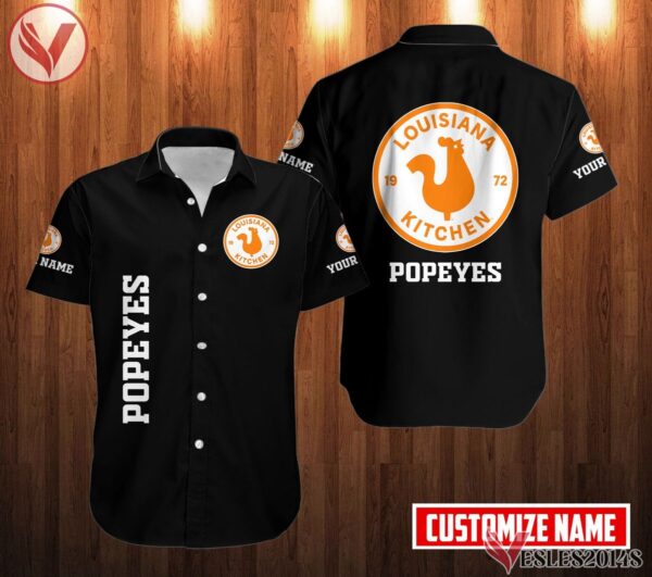 Personalized Popeyes Uniform Custom Clothes Style 3, Unique Gifts For Employee - Vesles2014s