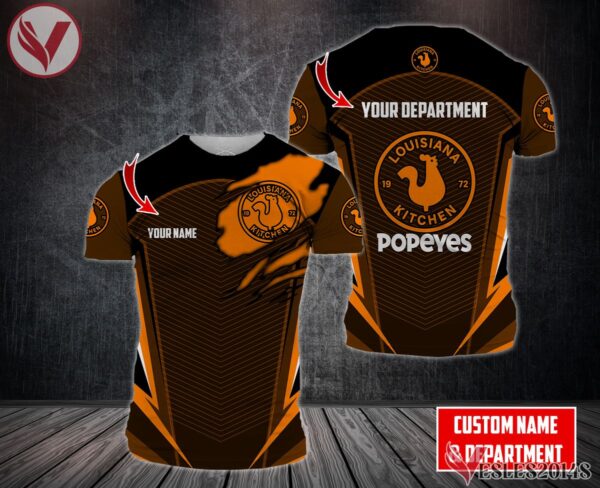 Personalized Popeyes Uniform Custom Clothes Style 5, Unique Gifts For Employee - Vesles2014s 2