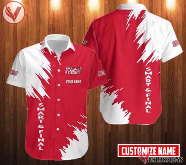 Personalized Smart & Final Uniform Custom Clothes, Unique Gifts For Employee - Vesles2014s