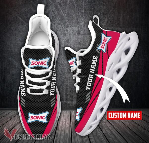 Personalized Sonic Drive-in Logo Custom Shoes Style 1, Best Running Shoes For Fans - Vesles2014S 1