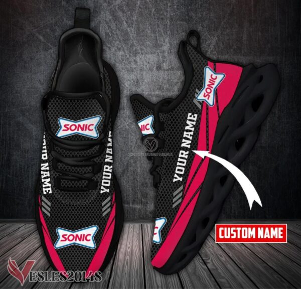 Personalized Sonic Drive-in Logo Custom Shoes Style 1, Best Running Shoes For Fans - Vesles2014S