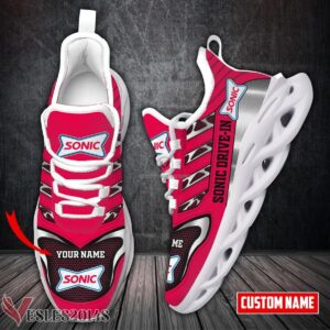 Personalized Sonic Drive-in Logo Custom Shoes Style 2, Best Running Shoes For Fans - Vesles2014S 1