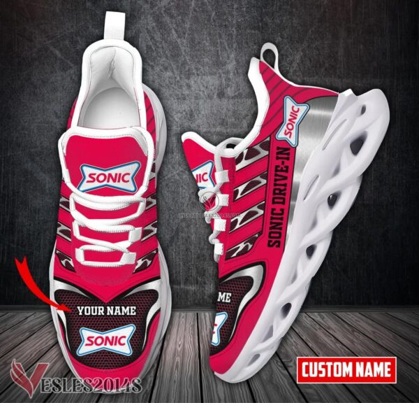 Personalized Sonic Drive-in Logo Custom Shoes Style 2, Best Running Shoes For Fans - Vesles2014S 1