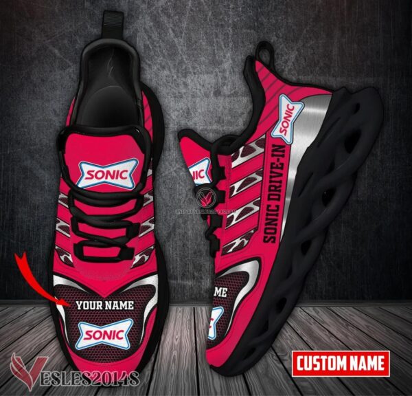 Personalized Sonic Drive-in Logo Custom Shoes Style 2, Best Running Shoes For Fans - Vesles2014S