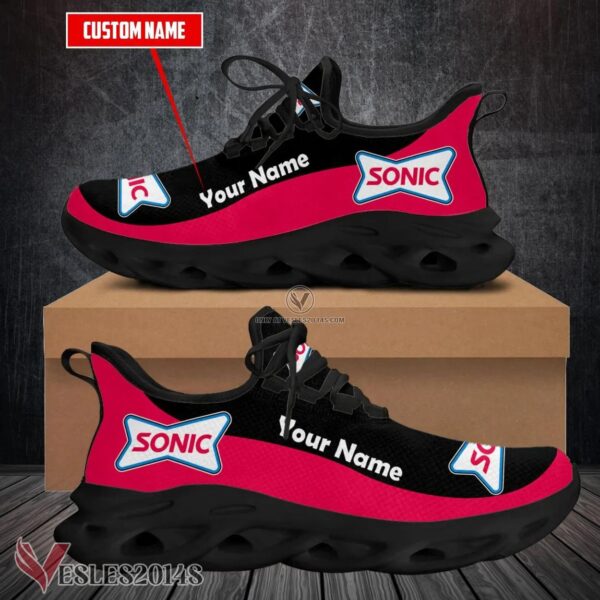 Personalized Sonic Drive-in Logo Custom Shoes Style 3, Best Running Shoes For Fans - Vesles2014S