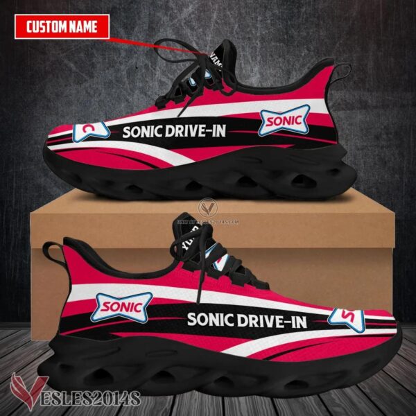 Personalized Sonic Drive-in Logo Custom Shoes Style 4, Best Running Shoes For Fans - Vesles2014S