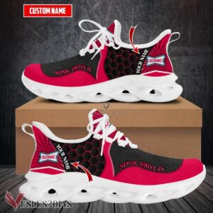Personalized Sonic Drive-in Logo Custom Shoes Style 7, Best Running Shoes For Fans - Vesles2014S 1