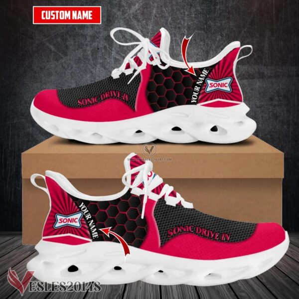 Personalized Sonic Drive-in Logo Custom Shoes Style 7, Best Running Shoes For Fans - Vesles2014S 1