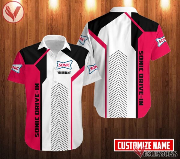 Personalized Sonic Drive-in Uniform Custom Clothes Style 14, Unique Gifts For Employee - Vesles2014s