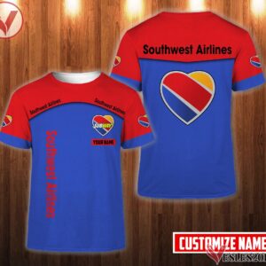 Personalized Southwest Airlines Uniform Custom Clothes, Unique Gifts For Employee - Vesles2014s 3