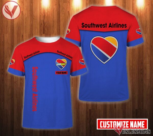 Personalized Southwest Airlines Uniform Custom Clothes, Unique Gifts For Employee - Vesles2014s 3