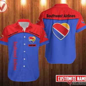 Personalized Southwest Airlines Uniform Custom Clothes, Unique Gifts For Employee - Vesles2014s