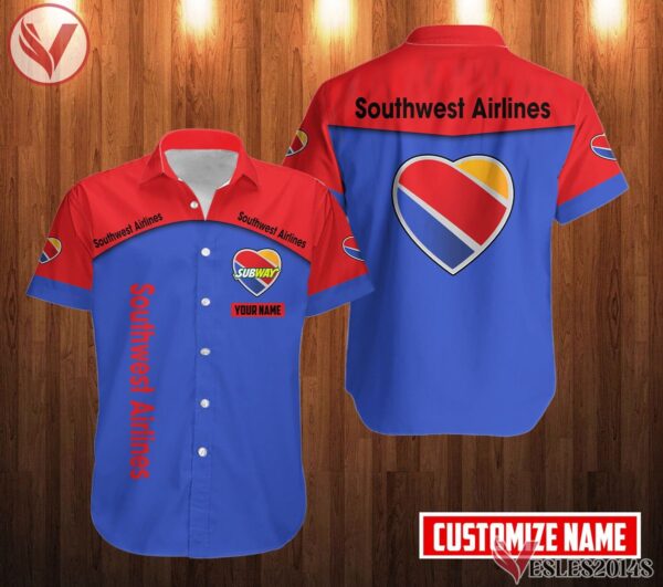 Personalized Southwest Airlines Uniform Custom Clothes, Unique Gifts For Employee - Vesles2014s