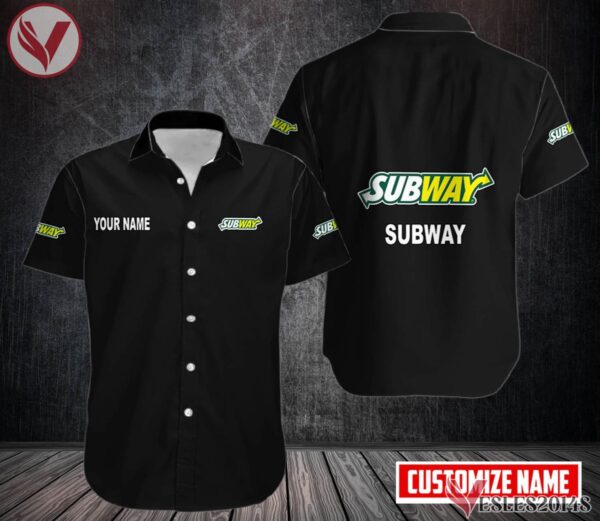 Personalized Subway Uniform Custom Clothes Style 1, Unique Gifts For Employee - Vesles2014s 1