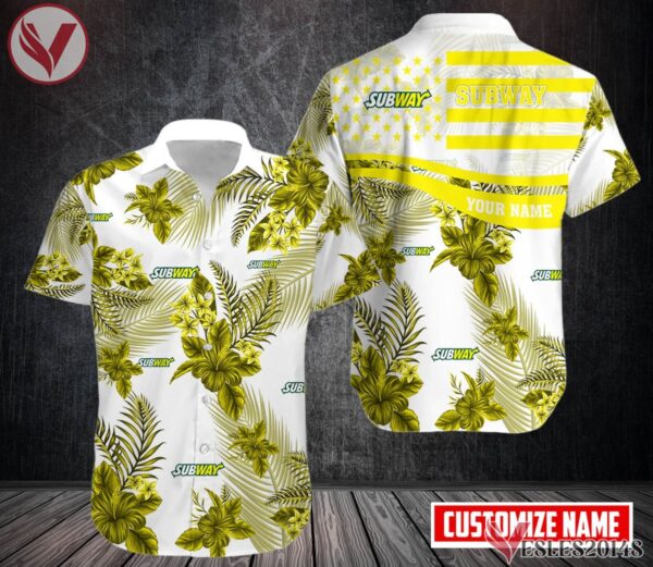 Personalized Subway Uniform Custom Clothes Style 2, Unique Gifts For Employee - Vesles2014s