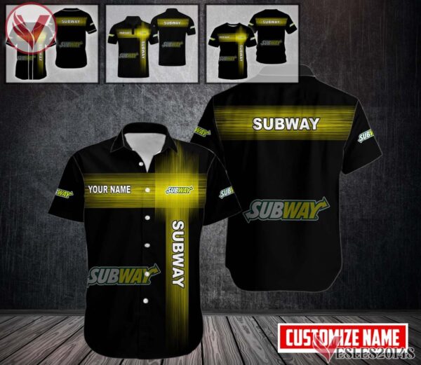 Personalized Subway Uniform Custom Clothes, Unique Gifts For Employee - Vesles2014s