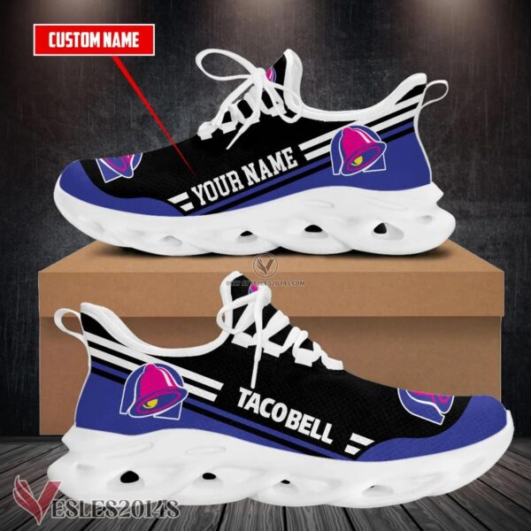Personalized Taco Bell Logo Custom Shoes, Best Running Shoes For Fans - Vesles2014S 1