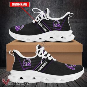 Personalized Taco Bell Logo Custom Shoes Style 1, Best Running Shoes For Fans - Vesles2014S 1