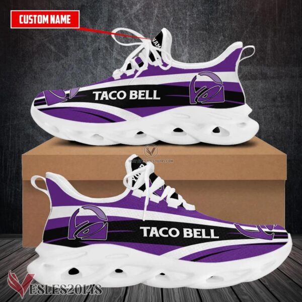 Personalized Taco Bell Logo Custom Shoes Style 2, Best Running Shoes For Fans - Vesles2014S 1