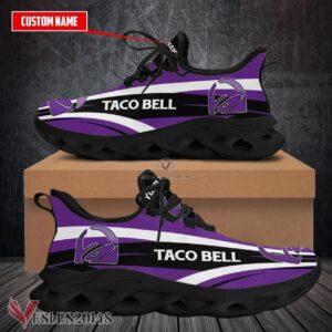 Personalized Taco Bell Logo Custom Shoes Style 2, Best Running Shoes For Fans - Vesles2014S