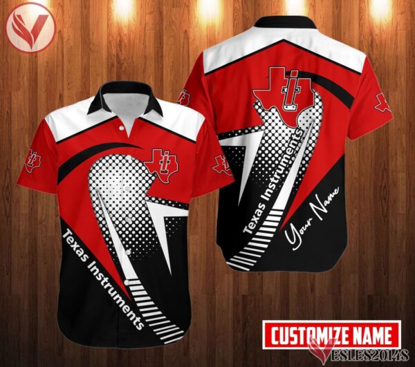 Personalized Texas Instruments Uniform Custom Clothes, Unique Gifts For Employee - Vesles2014s
