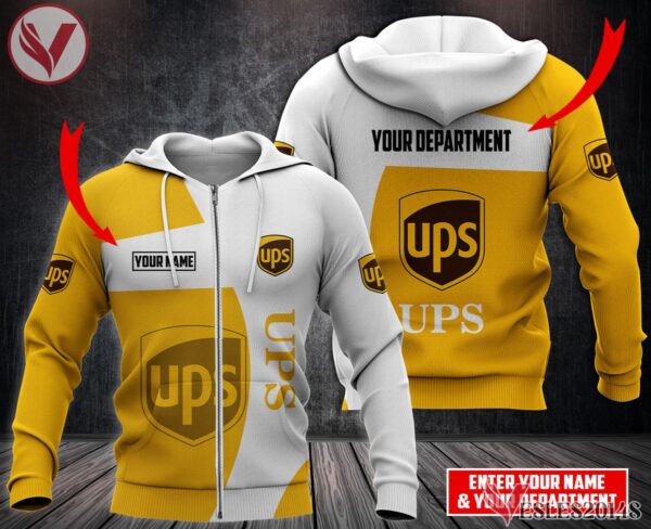 Personalized UPS Uniform Custom Clothes Style 7, Unique Gifts For Employee - Vesles2014s 1