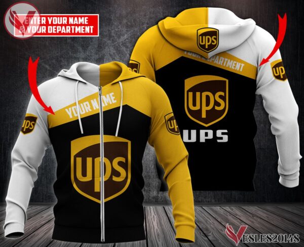 Personalized UPS Uniform Custom Clothes Style 9, Unique Gifts For Employee - Vesles2014s 1