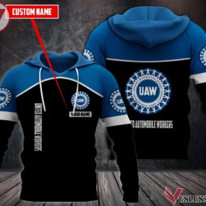 Personalized United Automobile Workers Uniform Custom Clothes, Unique Gifts For Employee - Vesles2014s 1