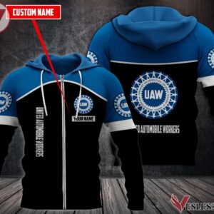 Personalized United Automobile Workers Uniform Custom Clothes, Unique Gifts For Employee - Vesles2014s 2