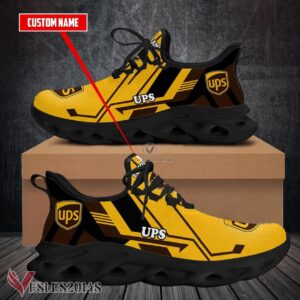 Personalized Ups Logo Custom Shoes Style 4, Best Running Shoes For Fans - Vesles2014S
